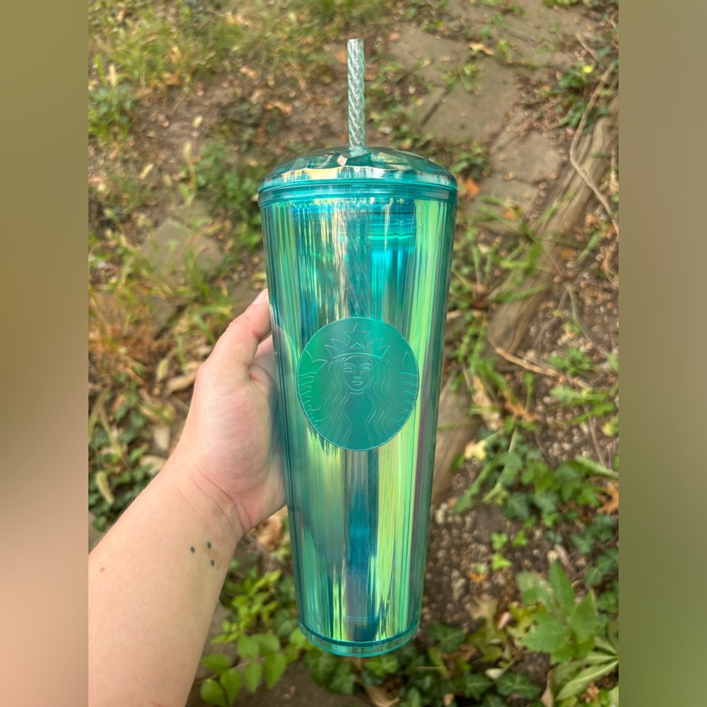 Teal Starbucks Tumbler